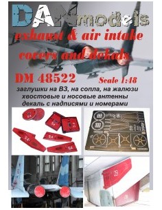 TAPAS DE ENTRADA Y SALIDA DE AIRE PARA SU-27 1/48