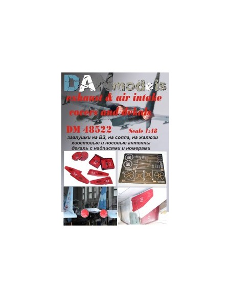 TAPAS DE ENTRADA Y SALIDA DE AIRE PARA SU-27 1/48