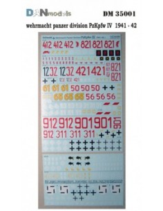 CALCAS DE LA DIVISIÓN WERMACHT PANZER 1/35