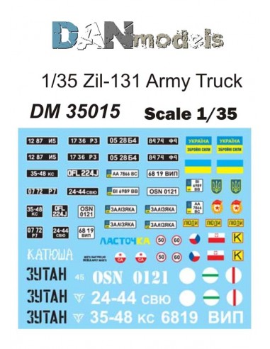 CALCAS PARA ZIL-131 1/35