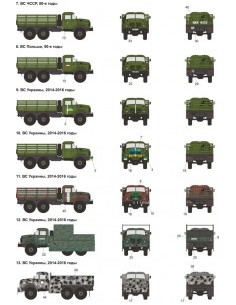 CALCAS PARA ZIL-131 1/35 2