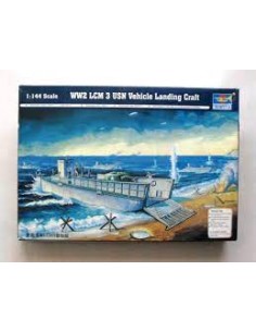 WW2 LCM 3 US Navy Vehicle Landing Craft 1/144