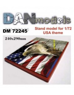 BASE DE MADERA EEUU CON ÁGUILA 1/72