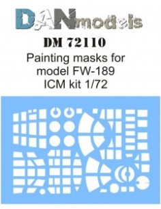 MÁSCARA PARA FW-189 (ICM 72291-72294)