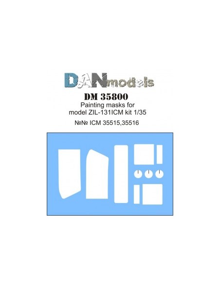 MÁSCARA PARA  ZIL - 131 ( ICM 35515-35516 )