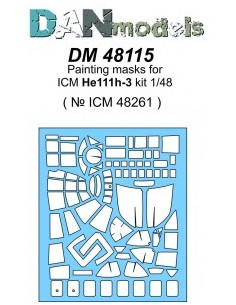 MÁSCARA PARA HE 111H-3 ( ICM 48261 )