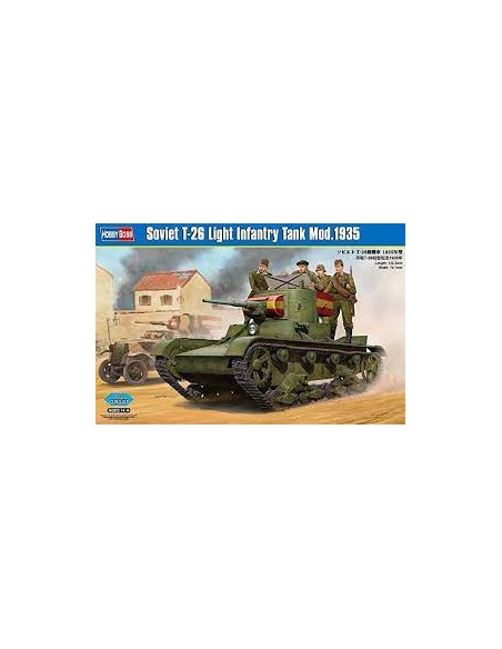 Soviet T-26 Light Infantry Tank Mod.1935  CALCAS ESPAÑOLAS