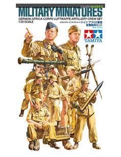 GERMAN AFRICA CORPS LUFTWAFFE ARTILLERY CREW SET