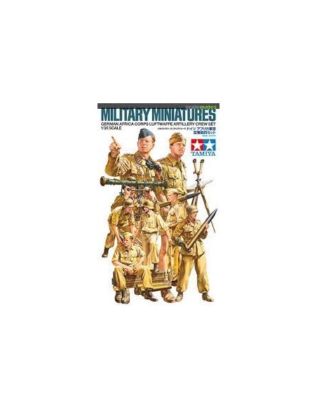 GERMAN AFRICA CORPS LUFTWAFFE ARTILLERY CREW SET