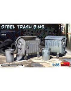 Steel Trash Bins
