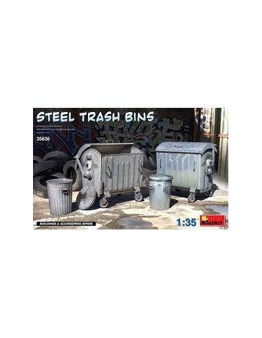 Steel Trash Bins