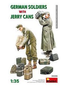 German Soldiers with Jerry Cans