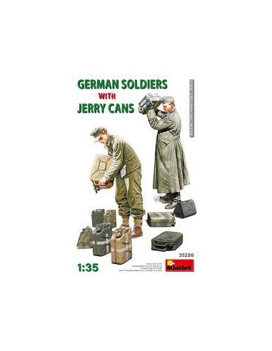 German Soldiers with Jerry Cans