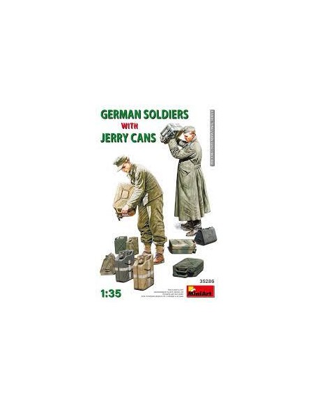 German Soldiers with Jerry Cans