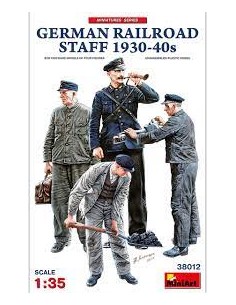 German Railroad Staff 1930-40s