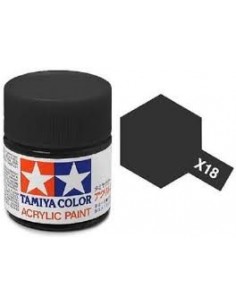 TAMIYA X18 NEGRO SEMIBRILLO