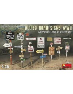 Allied Road Signs WWII European Theater of Operations