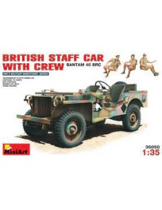 British Staff Car Bantam 40 BRC with Crew