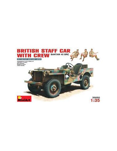 British Staff Car Bantam 40 BRC with Crew