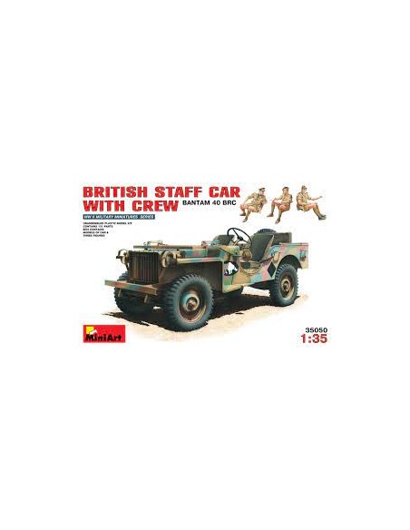 British Staff Car Bantam 40 BRC with Crew