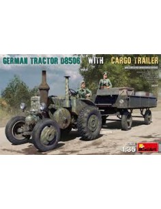 German Tractor ‌D8506‌ with ‌Cargo ‌Trailer