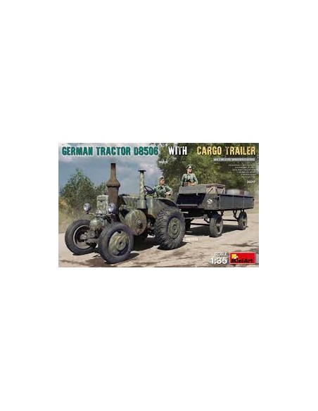 German Tractor ‌D8506‌ with ‌Cargo ‌Trailer