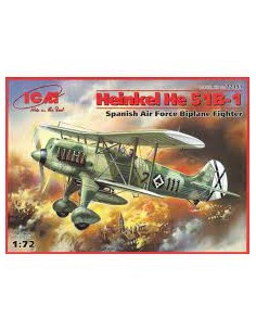 Heinkel He 51B-1 Spanish Air Force biplane fighter