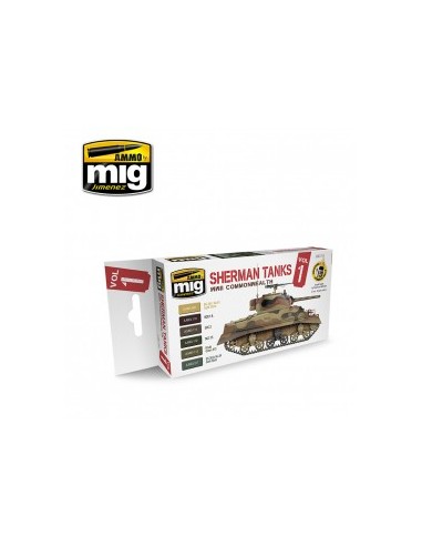 SET SHERMAN TANKS VOL.1 (WWII Commonwealth)