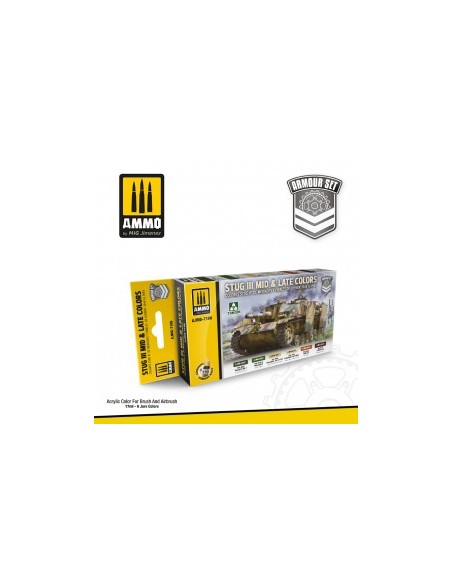STUG III MID & LATE COLORS 1944 TO 1945 SET