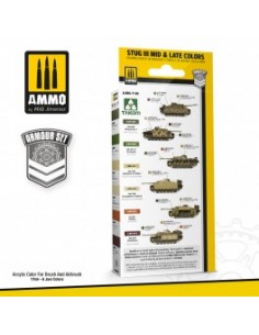 STUG III MID & LATE COLORS 1944 TO 1945 SET 2