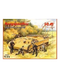 Bergepanther with German Tank Crew