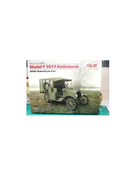 WWI American Car Model T 1917 Ambulance