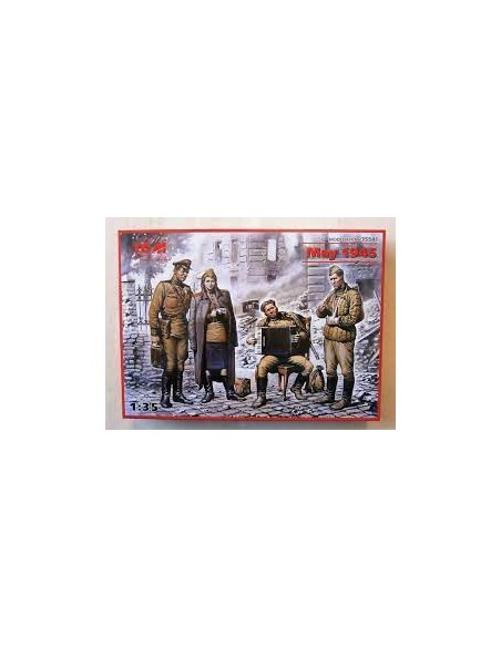 May 1945 Soviet Military Men At Rest