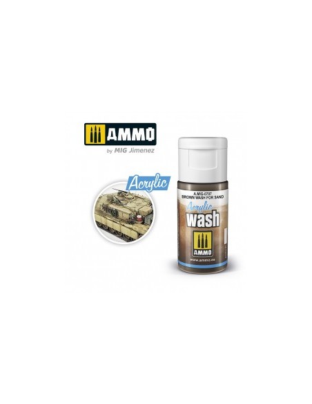 LAVADO ACRÍLICO MARRÓN PARA ARENA