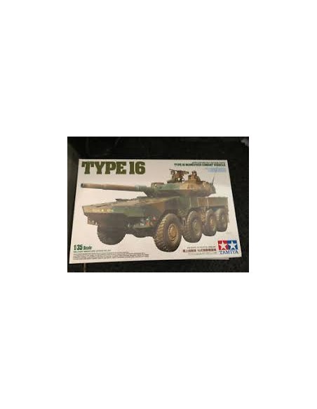 TYPE 16 MANEUVER COMBAT VEHICLE +cañon metal marca tamiya 12686