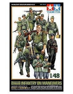 WWII GERMAN INFANTRY ON MANEUVERS