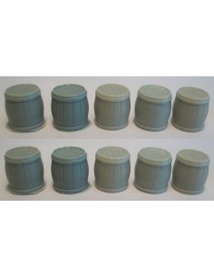 BARRILES MADERA PEQUEÑOS 1/35 Y 1/48