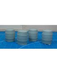 BARRILES MADERA 1/35