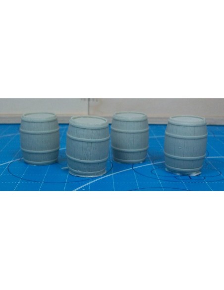 BARRILES MADERA 1/35