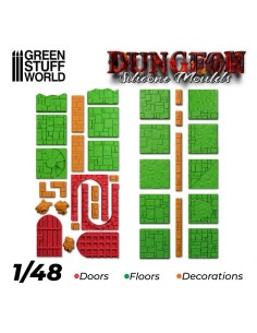 MOLDE SILICONA DUNGEON 1/48 2