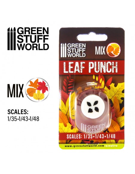 TROQUELADORA DE HOJAS MINIATURA ROJA