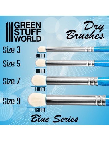 BLUE SERIES PINCEL SECO - NÚMERO 9