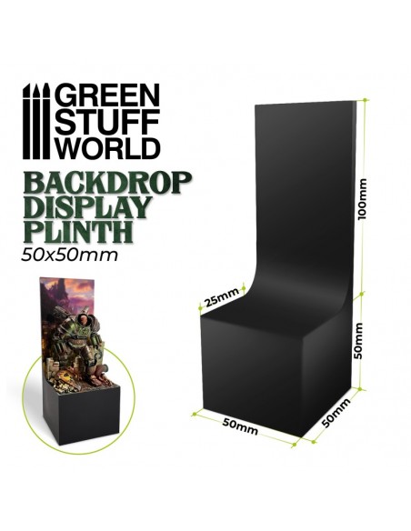 PEDESTAL CON FONDO CURVADO 5x5x5+10cm