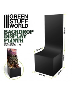 PEDESTAL CON FONDO CURVADO 6x6x6+12cm