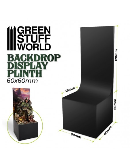 PEDESTAL CON FONDO CURVADO 6x6x6+12cm