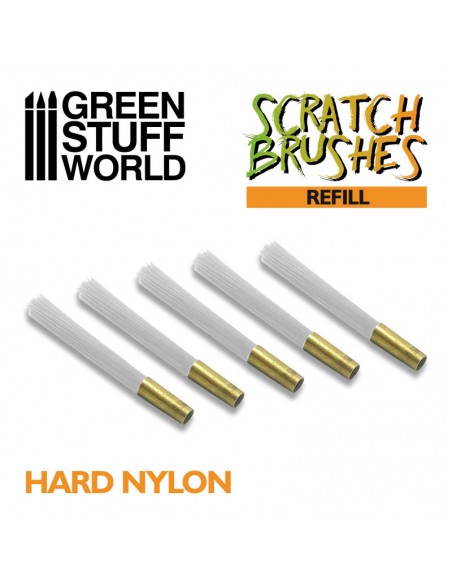 RECAMBIO SET CEPILLOS SCRATCH - NYLON DURO