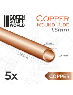 TUBO REDONDO COBRE 1,5mm