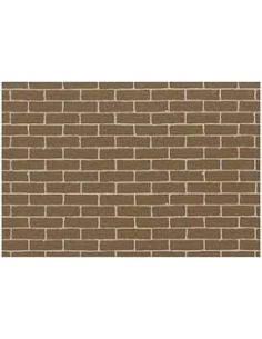 PLANCHA PARA DIORAMA  LADRILLOS ROJOS 2