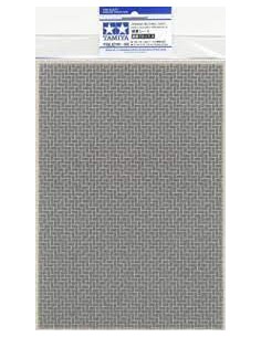 PLANCHA PARA DIORAMA  LADRILLOS GRISES