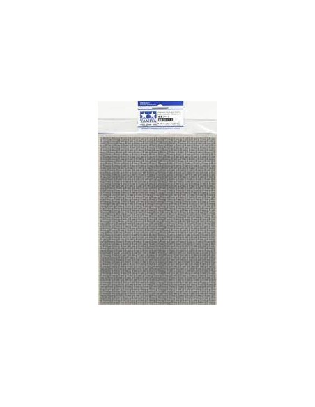 PLANCHA PARA DIORAMA  LADRILLOS GRISES